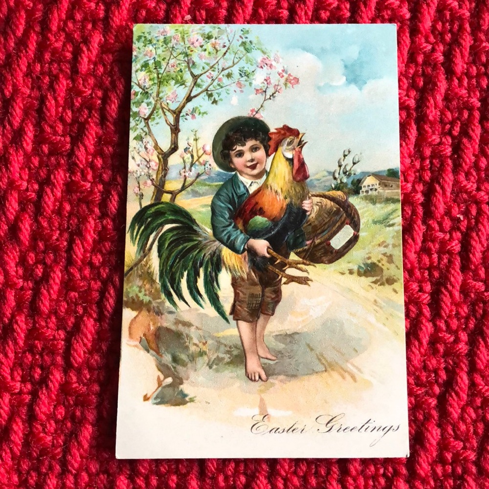Vintage Postcard. Early 1900’s.‎ Easter Greetings
